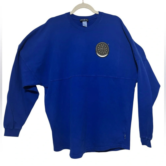 Oreo Cookie Splash Unisex Spirit Jersey Royal Blue Size Large - Picture 2 of 7